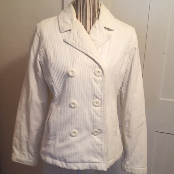 Sonoma Jackets & Blazers - White corduroy coat